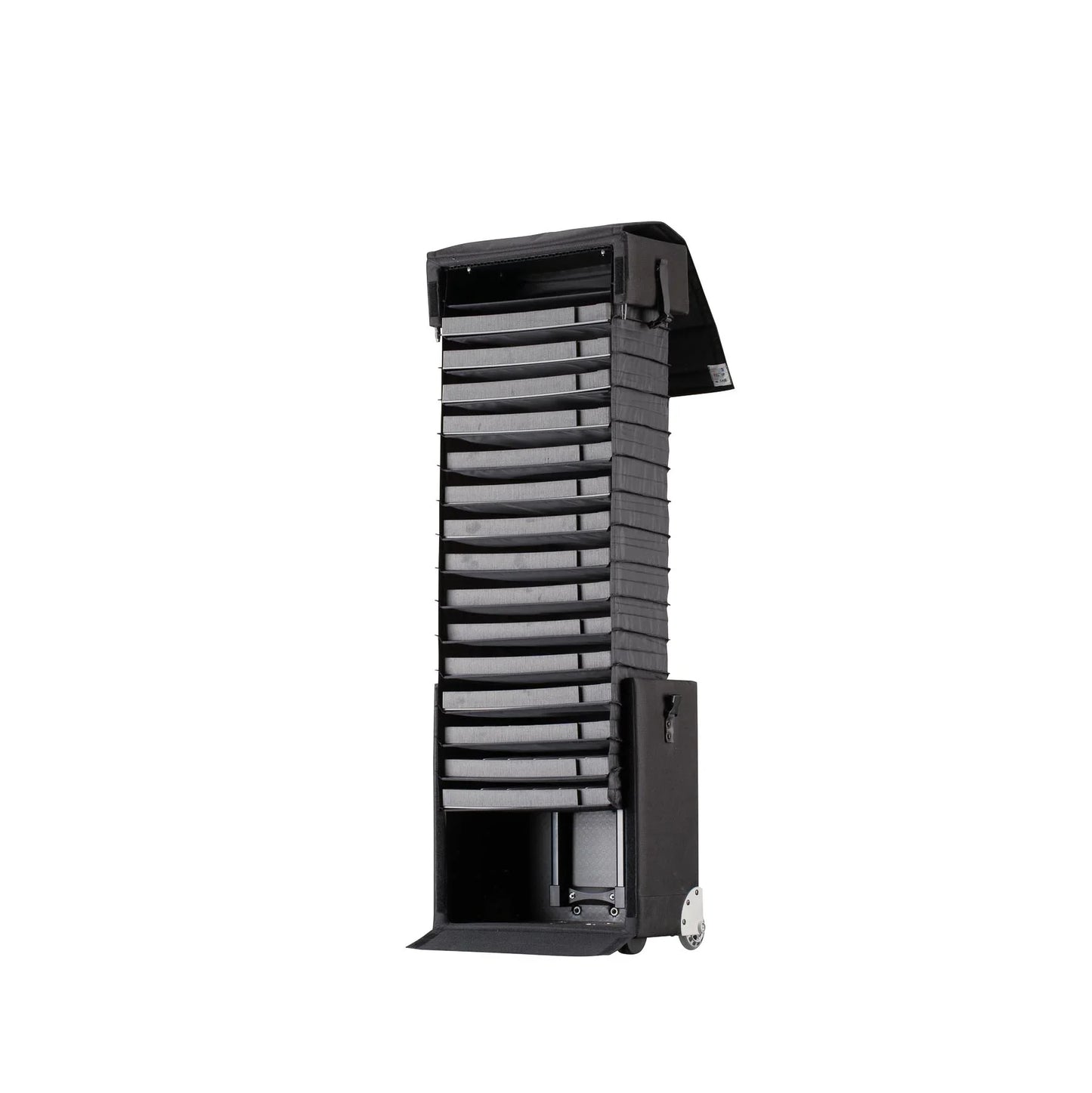 Avantgarde 25L – Der smarte Handgepäck-Koffer für bis zu 90 Brillenfassungen - Pull Up Samplecase