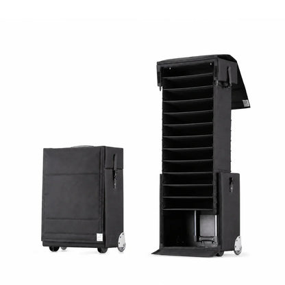 Avantgarde 25L – Der smarte Handgepäck-Koffer für bis zu 90 Brillenfassungen - Pull Up Samplecase