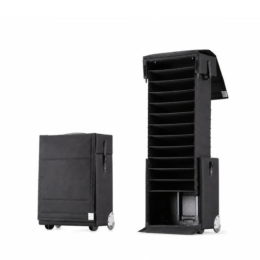 Avantgarde 25L – Der smarte Handgepäck-Koffer für bis zu 90 Brillenfassungen - Pull Up Samplecase