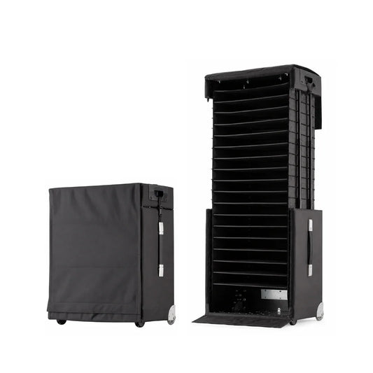 Avantgarde 92 L-A – Brillenkoffer mit 20 Fächer für bis zu 360 Fassungen - Pull Up Samplecase
