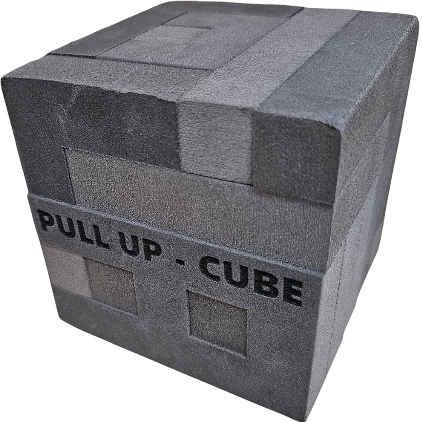 Originaler freigestellter Pull Up Cube ohne NEW-Banner